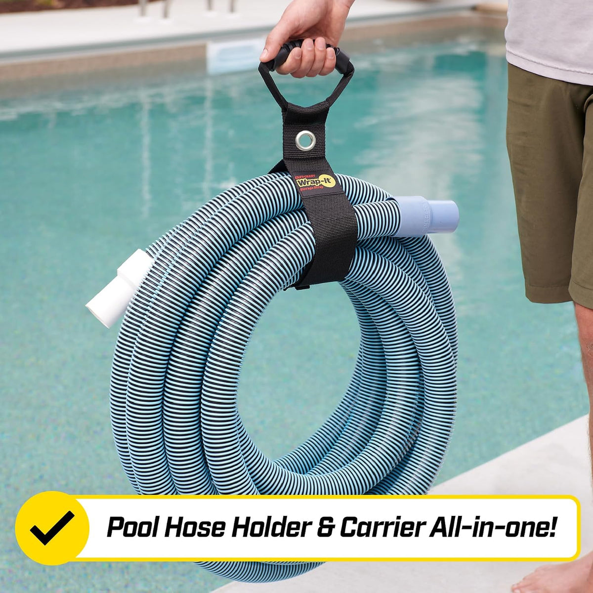 Easy-Carry Straps - 22" (2-Pack) Black