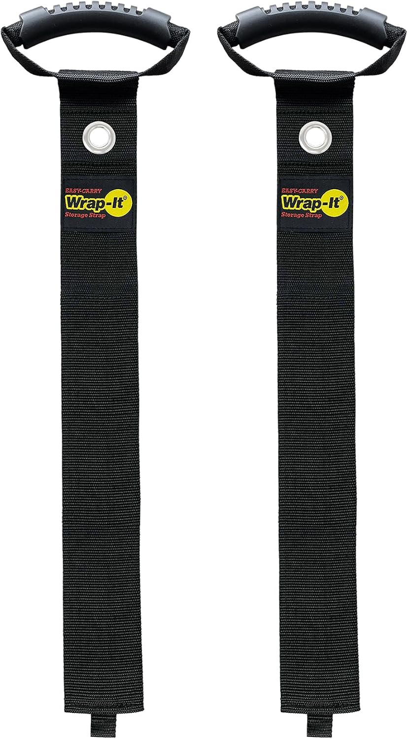 Easy-Carry Straps - 22" (2-Pack) Black