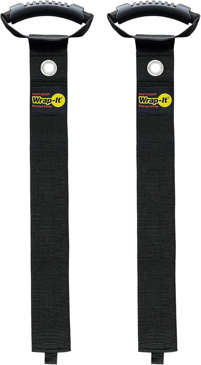 Easy-Carry Straps - 22" (2-Pack) Black