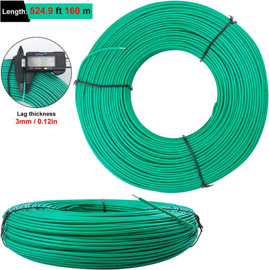 525 ft Plant Twist Ties, Soft TPR Garden Twist Ties for Outdoor Plants, Climbing Plants, and Tomato Support, Durable, Reusable, and Easy to Use