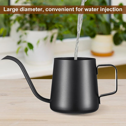 Watering Can Indoor Plants, Small Plant Watering Can, 12 oz, Black