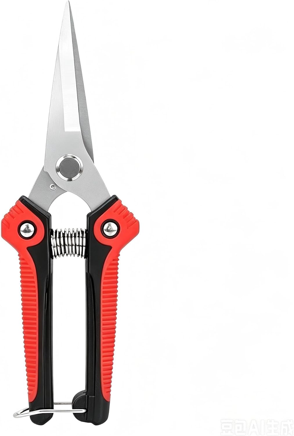 Pruning Shears 8.1 Inch, High Carbon Steel Micro Tip Hand Pruners for Garden & Indoor Plants, Lightweight Effortless Clippers with Safety Lock for Roses & Bonsai