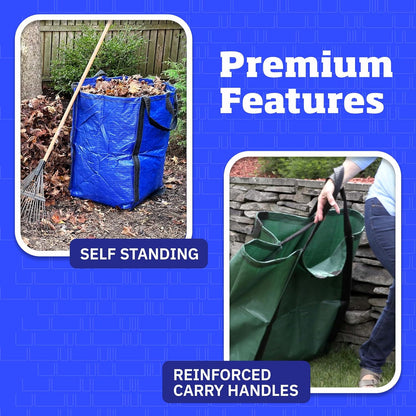 Heavy Duty Home and Yard Bags, Red