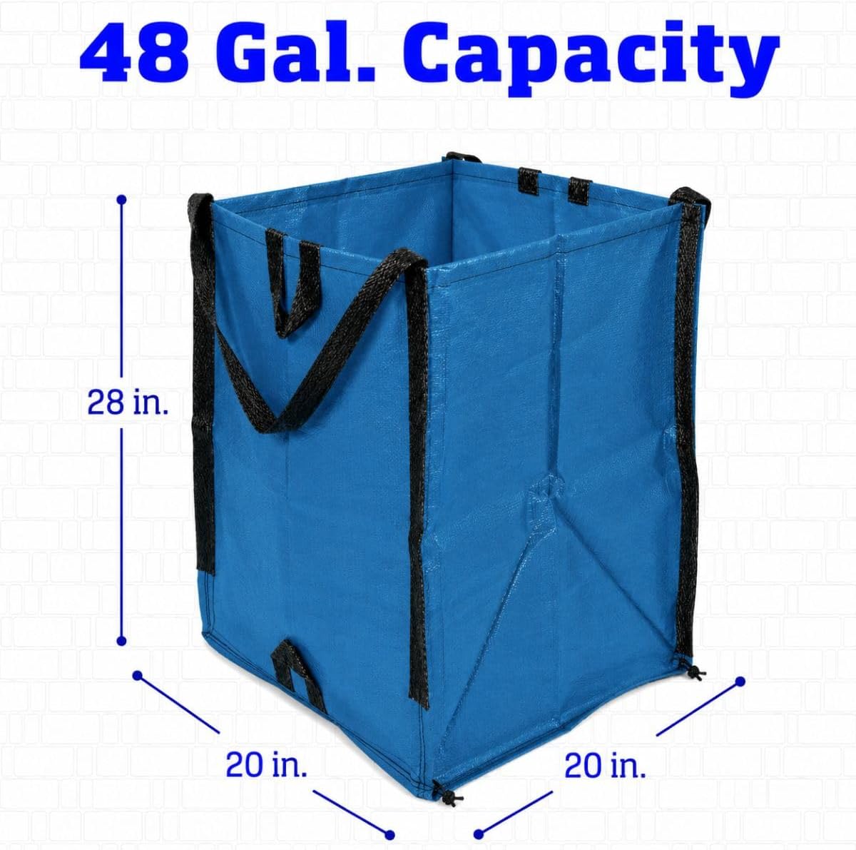 Heavy Duty Home and Yard Bags, Red