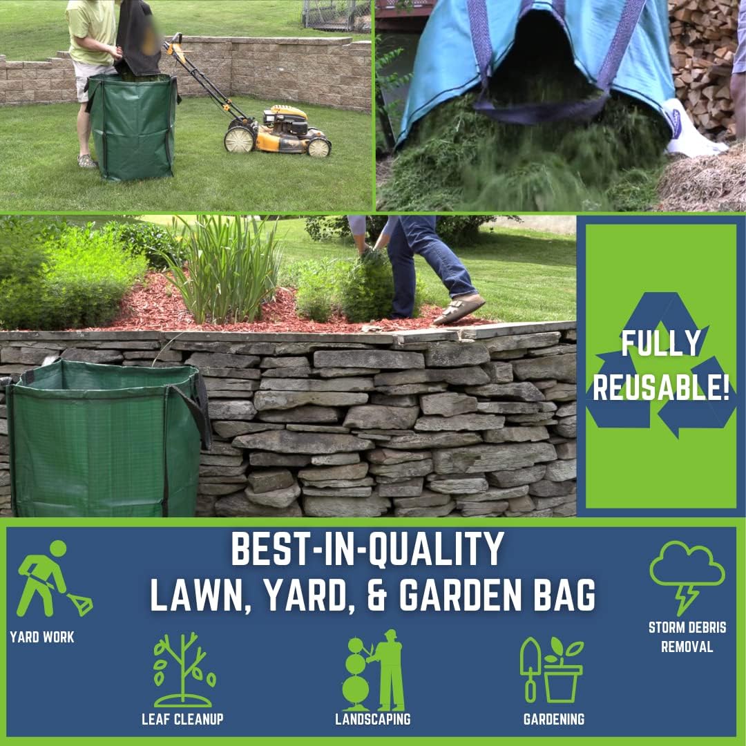 Heavy Duty Home and Yard Bags, Red