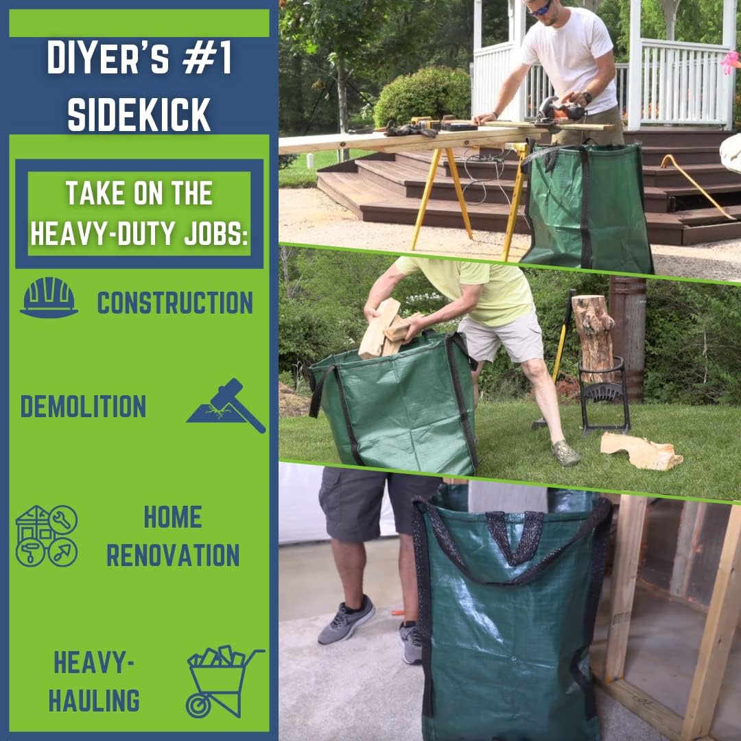 Heavy Duty Home and Yard Bags, Red