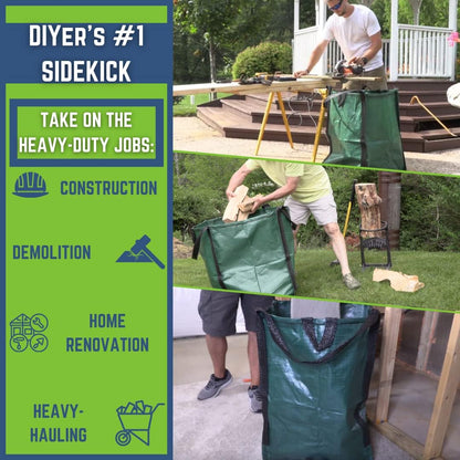 Heavy Duty Home and Yard Bags, Red