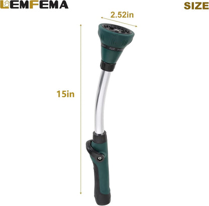 15 Inches Watering Wand & 8 Adjustable Watering Patterns and Valve