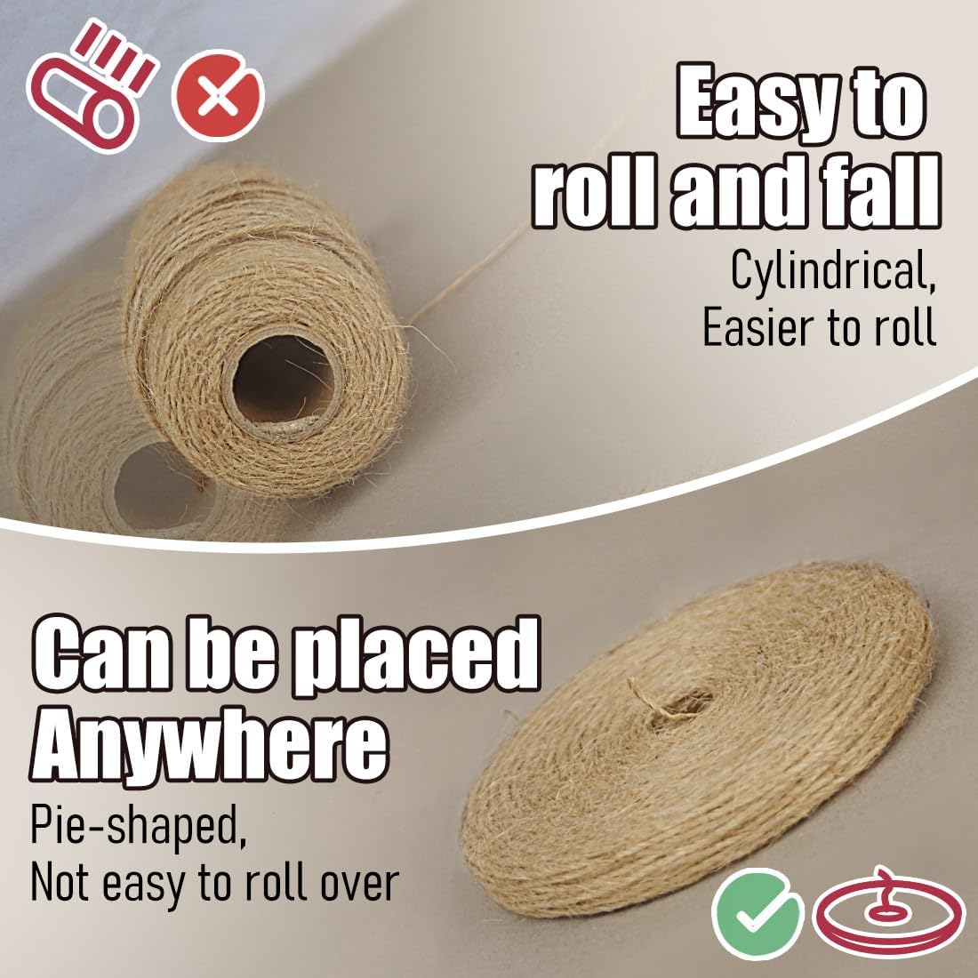 Garden Twine Strong Natural Jute 800 Feet Long Green Twine for Gardening Tomato Climbing Plant Tie Floristry Crafts Gift Wrapping Packing Decor (Green 2mm * 800feet)