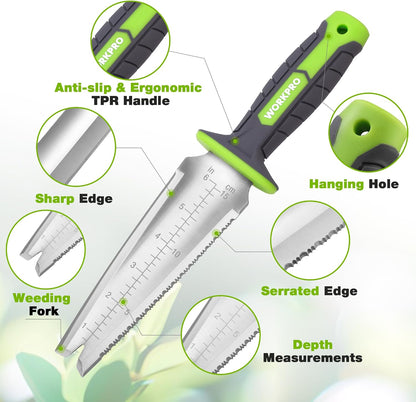 Hori Hori Garden Knife, Garden Tools with Oxford Sheath