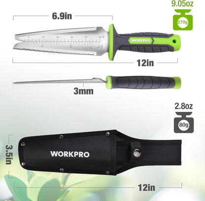 Hori Hori Garden Knife, Garden Tools with Oxford Sheath