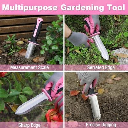 Hori Hori Garden Knife, Garden Tools with Oxford Sheath