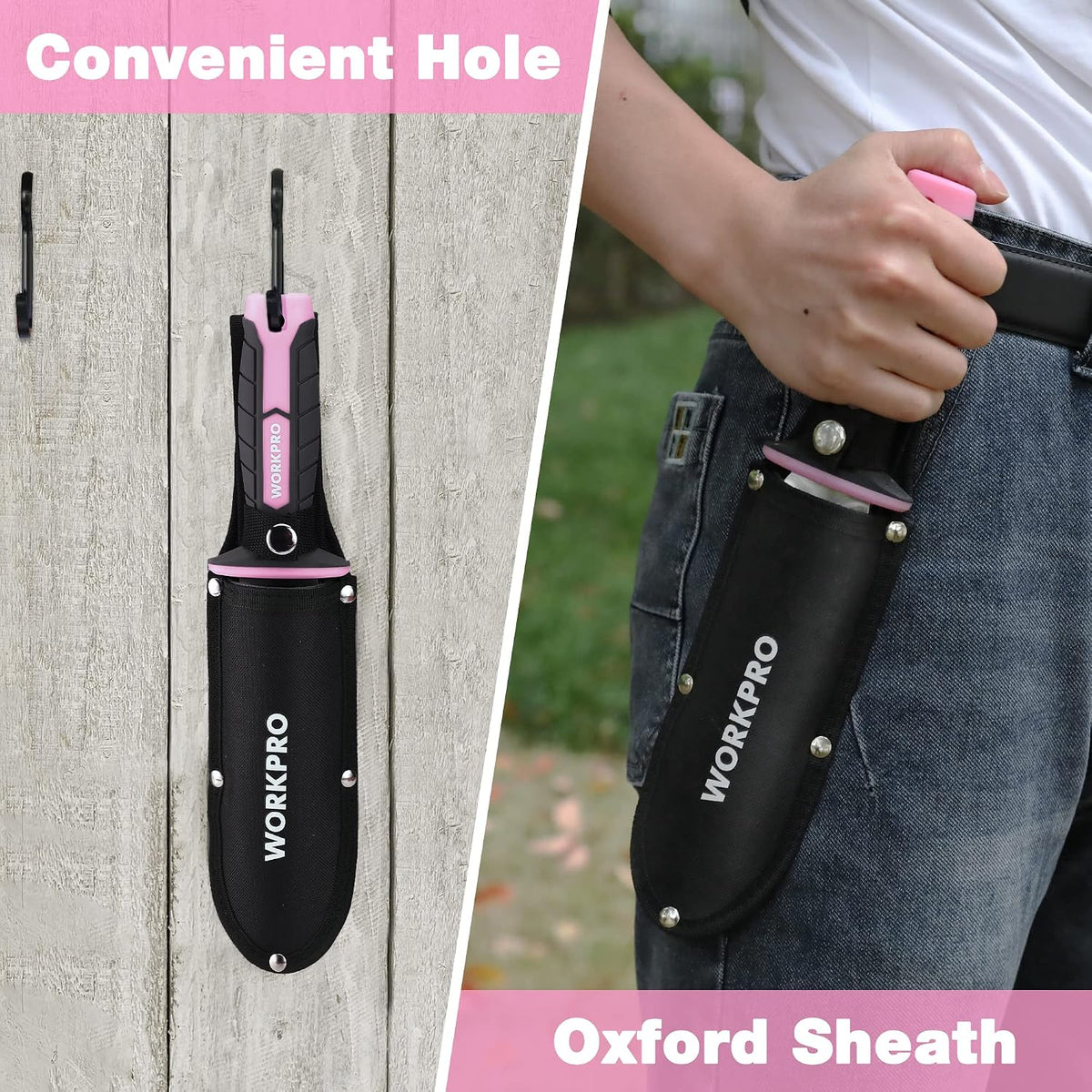 Hori Hori Garden Knife, Garden Tools with Oxford Sheath
