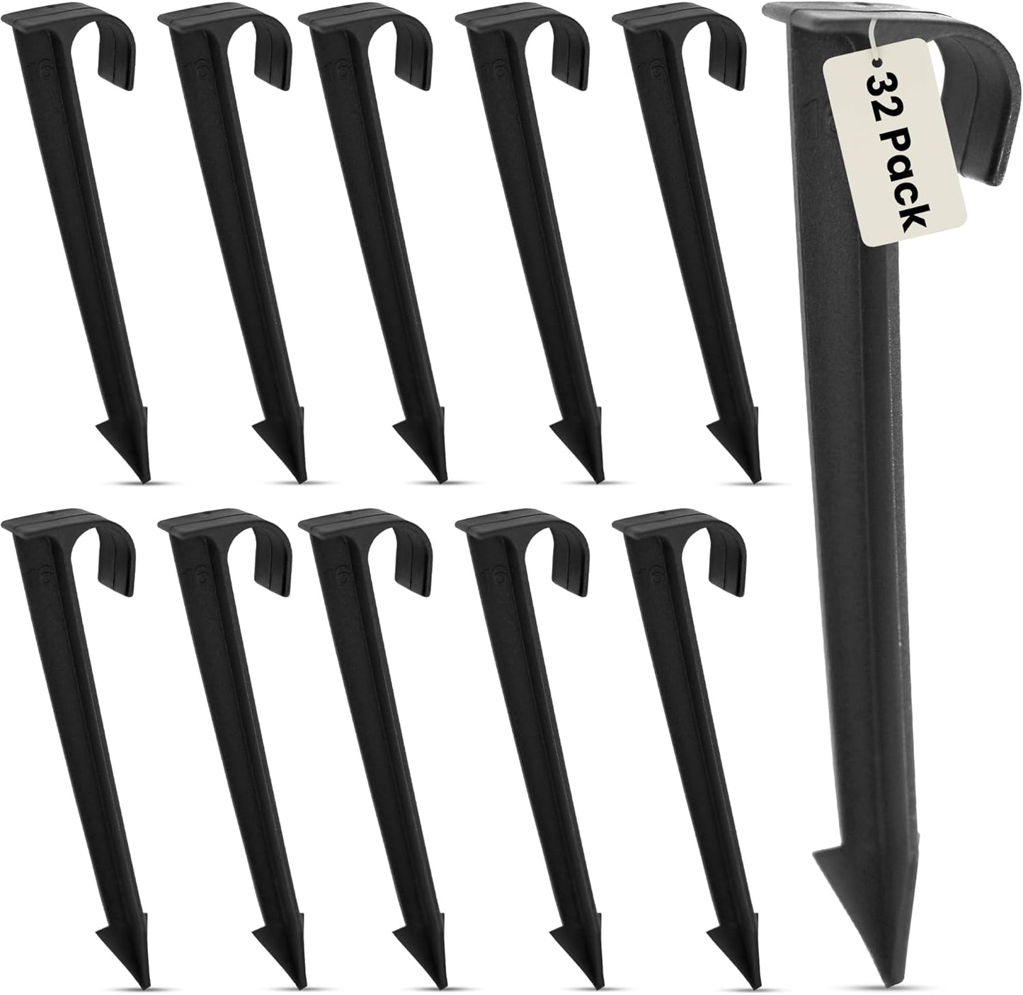 1/2" Irrigation Tubing Anchor Stakes 32-Pack