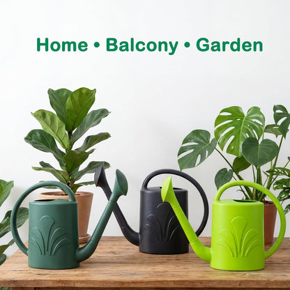 1 Gallon Watering Can Outdoor, Watering Can for Indoor & Outdoor Plants, Flower with Detachable Sprinkler Head