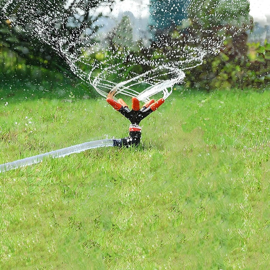 360° Rotating Sprinkler – Lawn Sprinkler with Adjustable 45° Angle, Watering System for Home Lawns and Gardens, Made of ABS Material（2pcs）