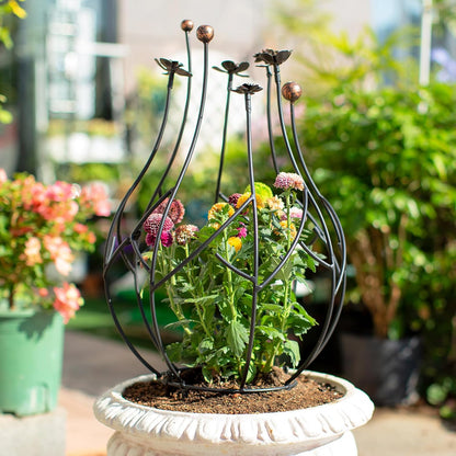 Obelisk Trellis Garden - 27" Metal Climbing Support for Vines