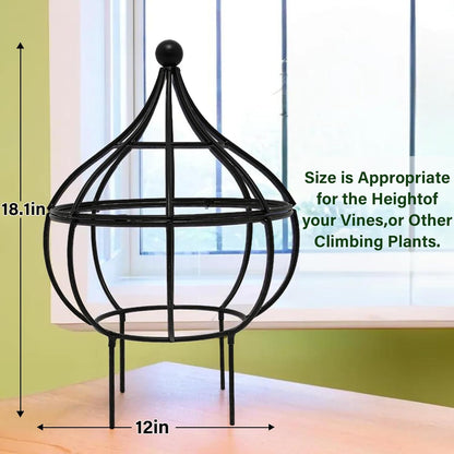 Obelisk Trellis Garden - 27" Metal Climbing Support for Vines