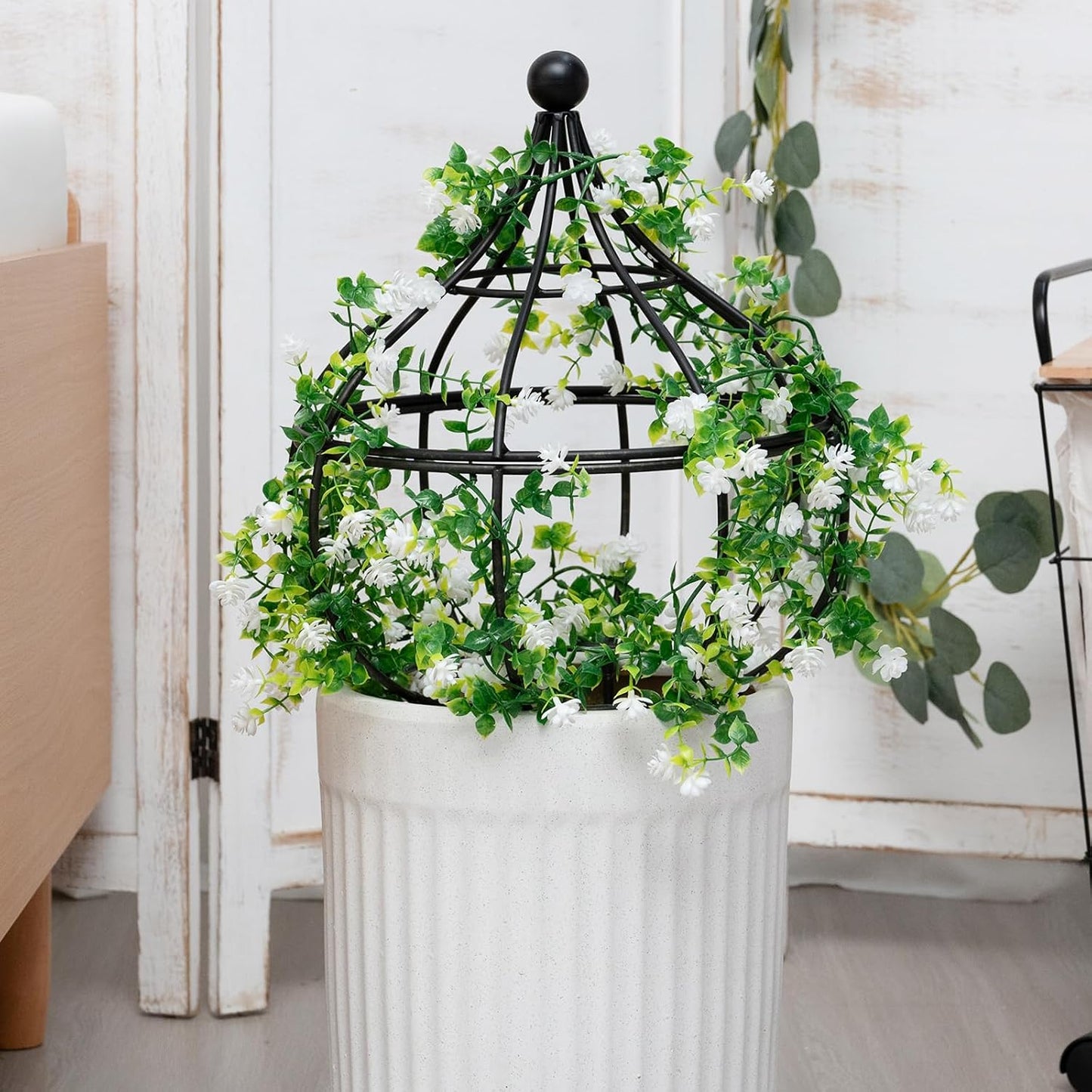 Obelisk Trellis Garden - 27" Metal Climbing Support for Vines