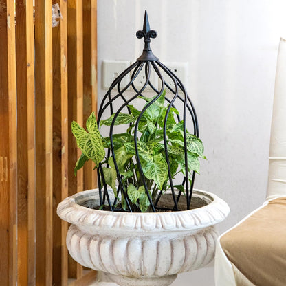 Obelisk Trellis Garden - 27" Metal Climbing Support for Vines