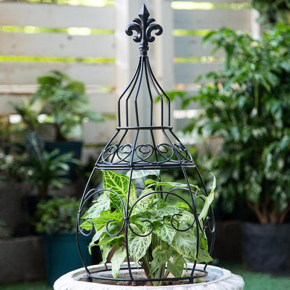 Obelisk Trellis Garden - 27" Metal Climbing Support for Vines