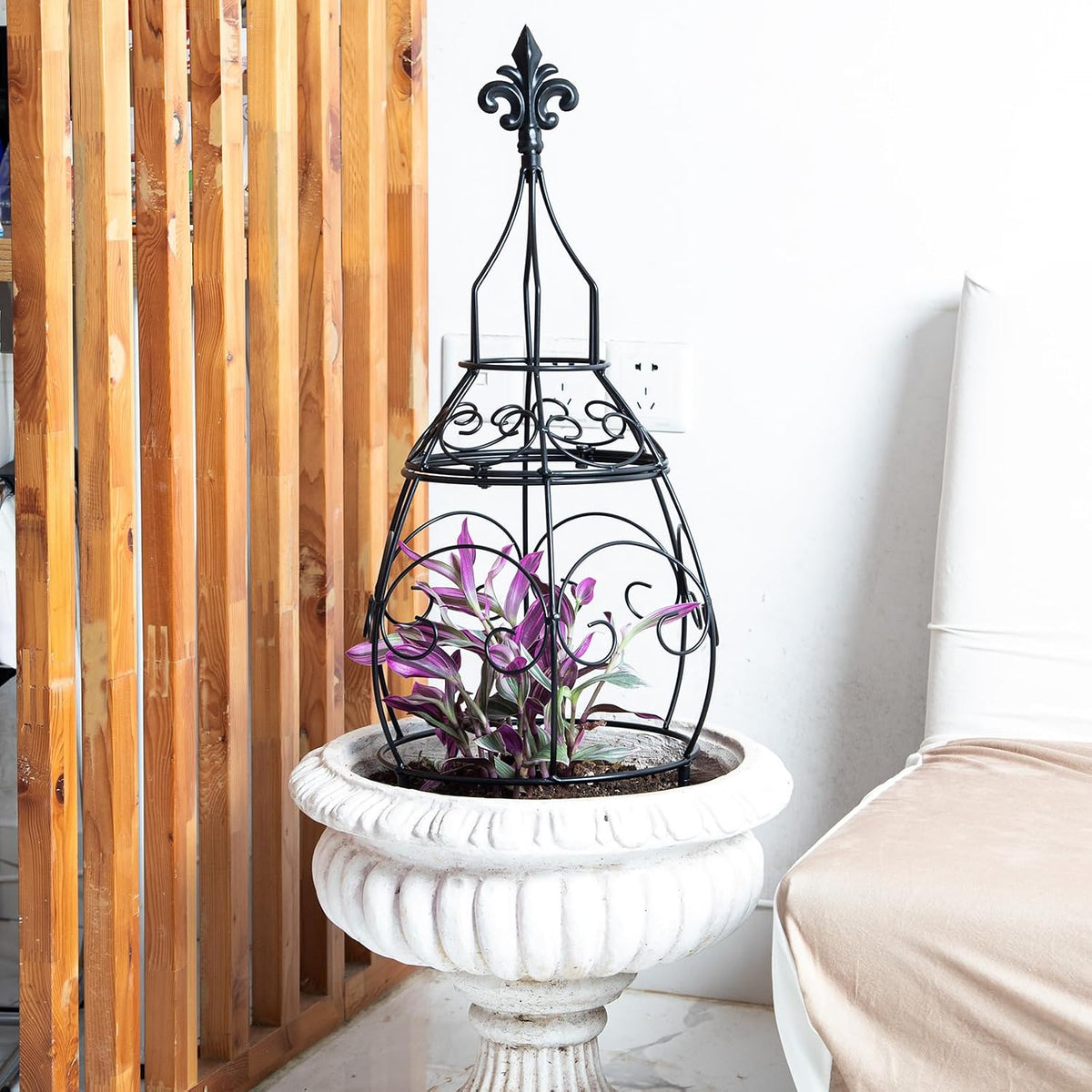 Obelisk Trellis Garden - 27" Metal Climbing Support for Vines