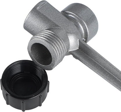 Triumpeek 2 Packs Impact Sprinkler, Brass Head, Aluminum Alloy Stand