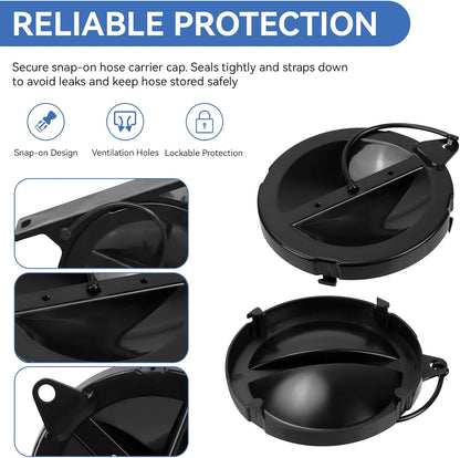 A040338BK Hose Carrier Cap/Strap for Valterra RV Sewer Hose Carrier
