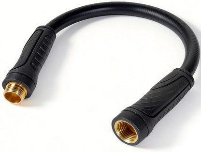 Short Garden Hose 2ft x 5/8",Rubber Water Hose for Hose Reel