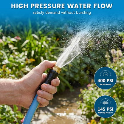 Short Garden Hose 2ft x 5/8",Rubber Water Hose for Hose Reel