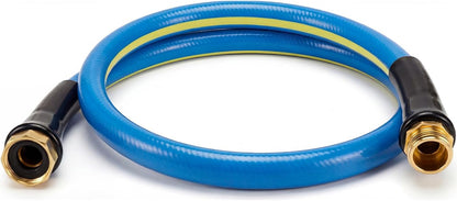Short Garden Hose 2ft x 5/8",Rubber Water Hose for Hose Reel