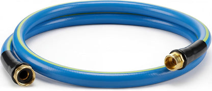 Short Garden Hose 2ft x 5/8",Rubber Water Hose for Hose Reel