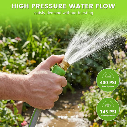 Short Garden Hose 2ft x 5/8",Rubber Water Hose for Hose Reel