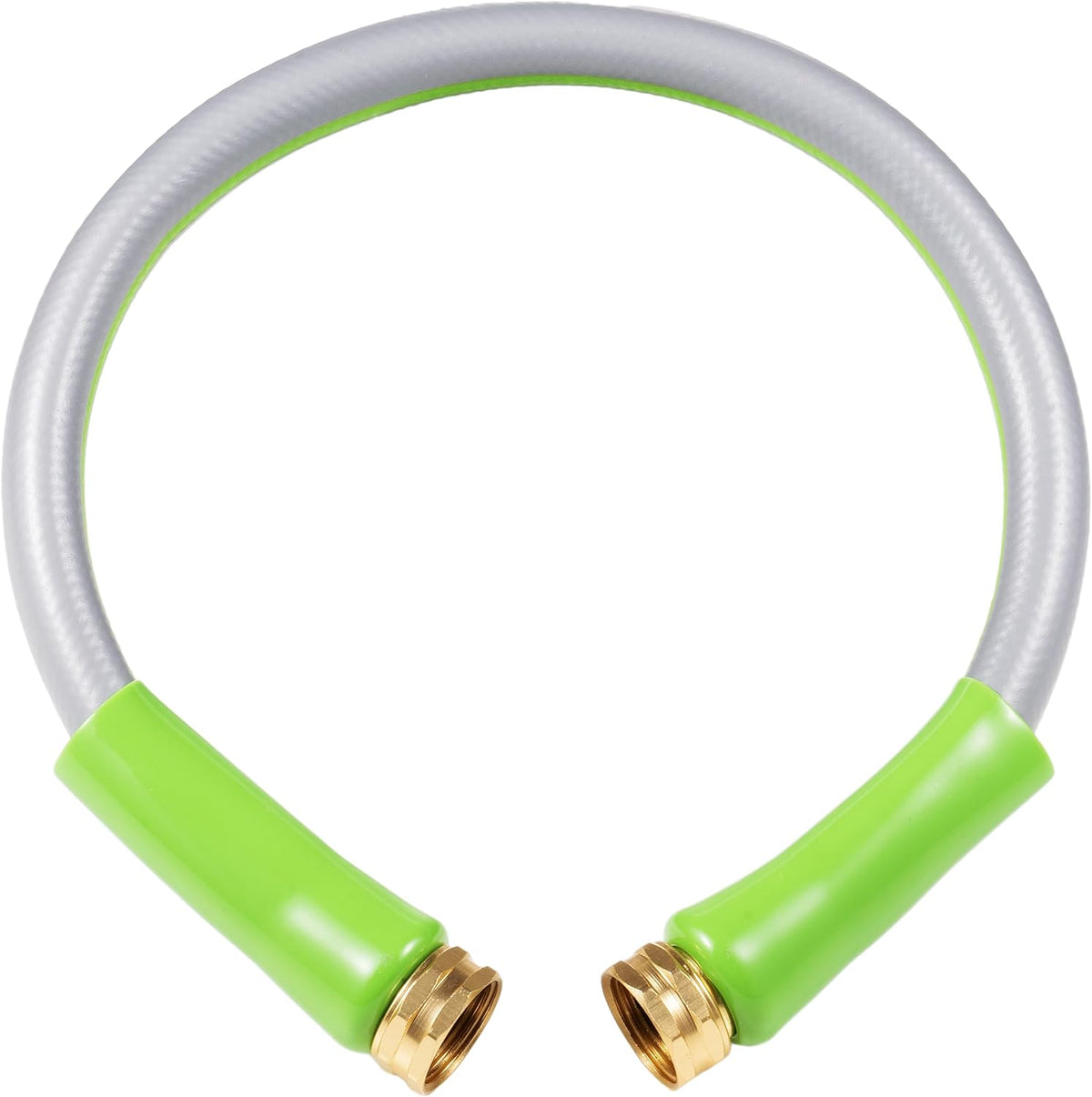 Short Garden Hose 2ft x 5/8",Rubber Water Hose for Hose Reel