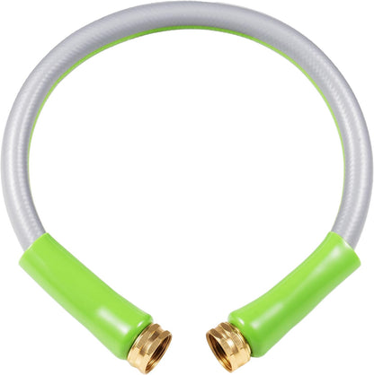 Short Garden Hose 2ft x 5/8",Rubber Water Hose for Hose Reel