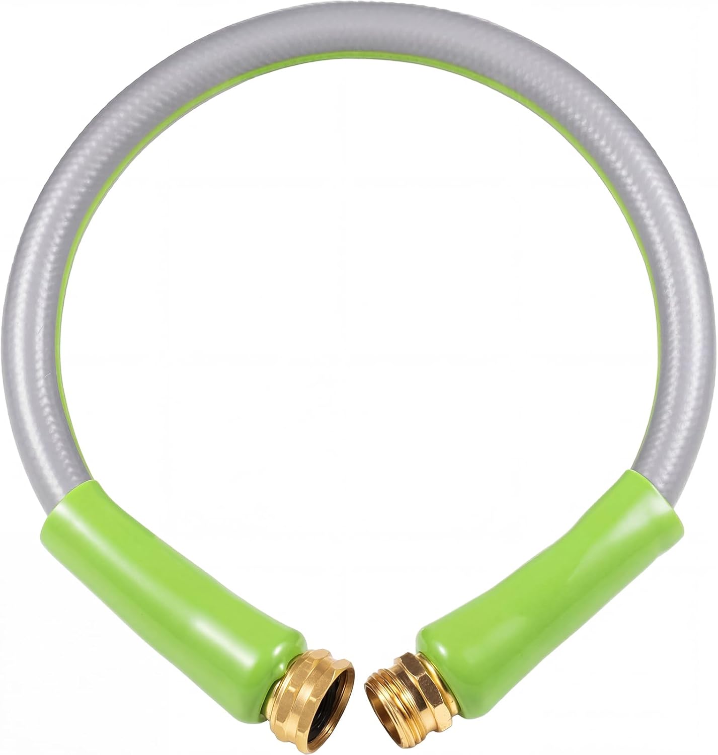 Short Garden Hose 2ft x 5/8",Rubber Water Hose for Hose Reel