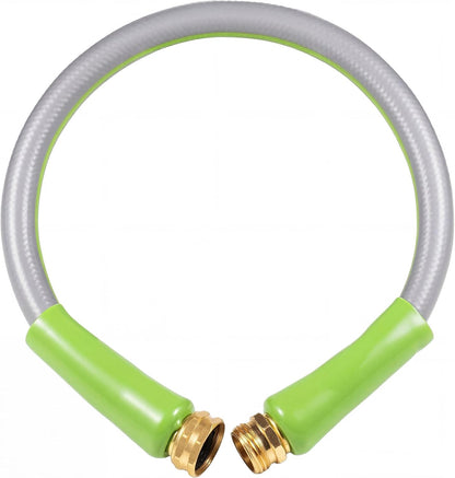 Short Garden Hose 2ft x 5/8",Rubber Water Hose for Hose Reel