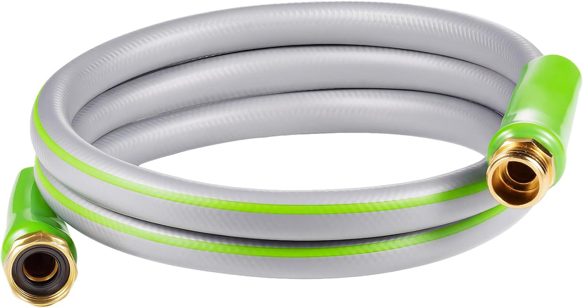 Short Garden Hose 2ft x 5/8",Rubber Water Hose for Hose Reel