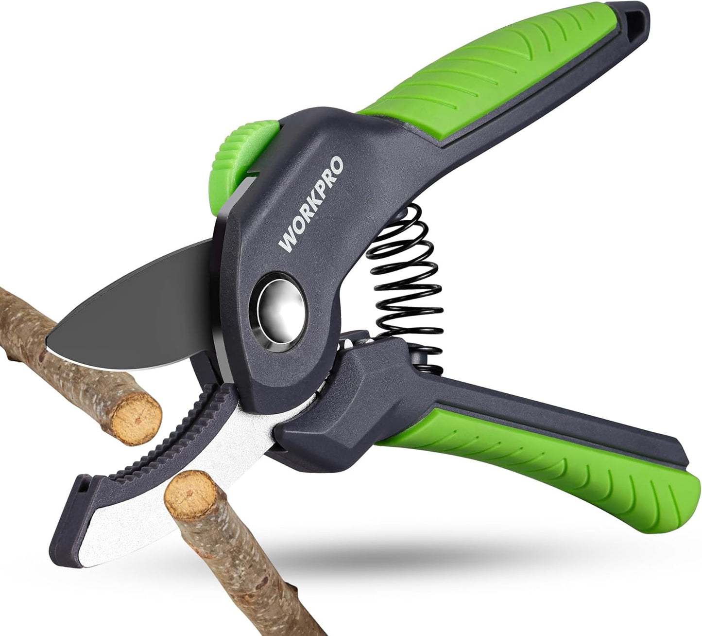 8.5" Anvil Pruning Shear, Heavy Duty Garden Scissors & Clippers