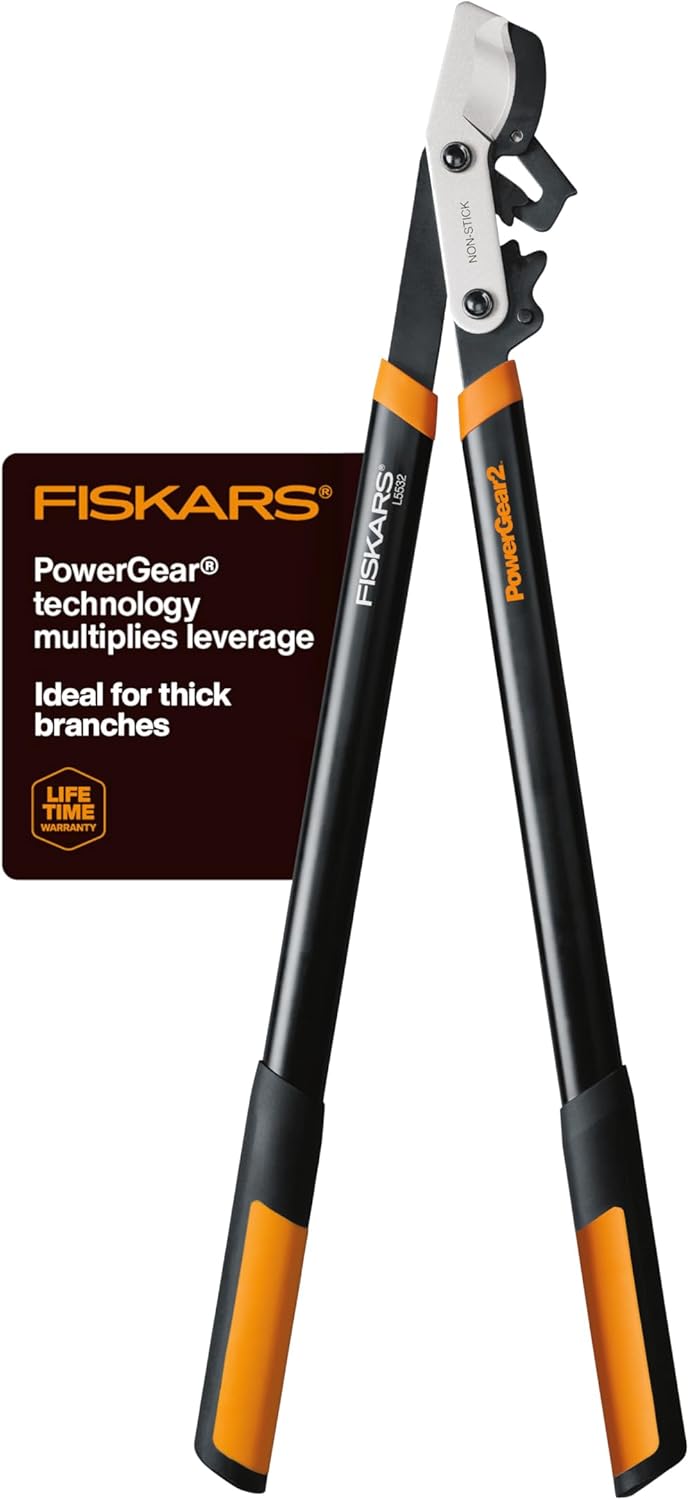 32” PowerGear2 Garden Bypass Loppers, 2" Cut Capacity Tree Trimmer