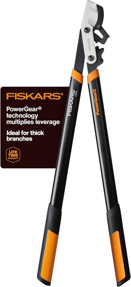 32” PowerGear2 Garden Bypass Loppers, 2" Cut Capacity Tree Trimmer
