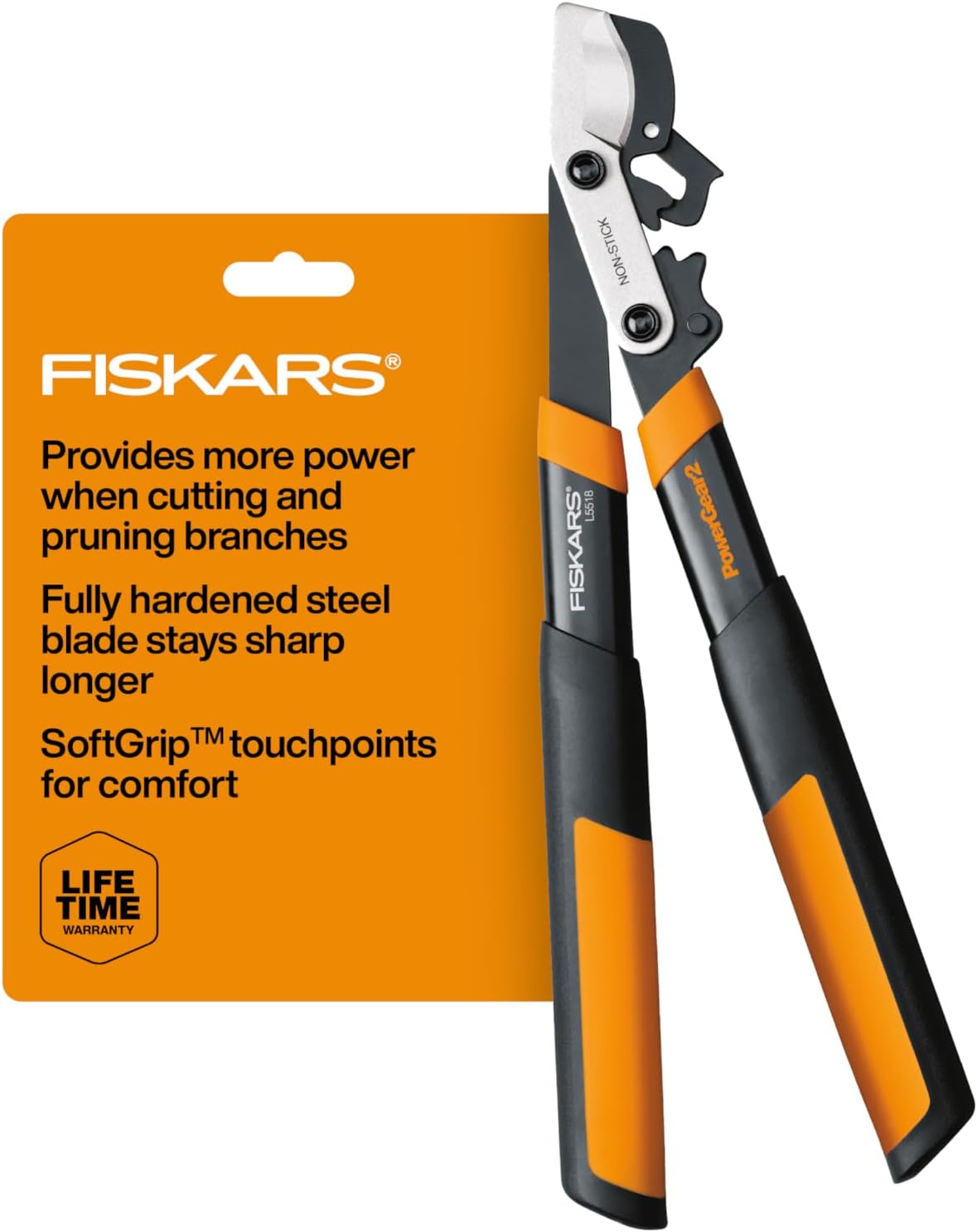 32” PowerGear2 Garden Bypass Loppers, 2" Cut Capacity Tree Trimmer