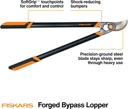 32” PowerGear2 Garden Bypass Loppers, 2" Cut Capacity Tree Trimmer