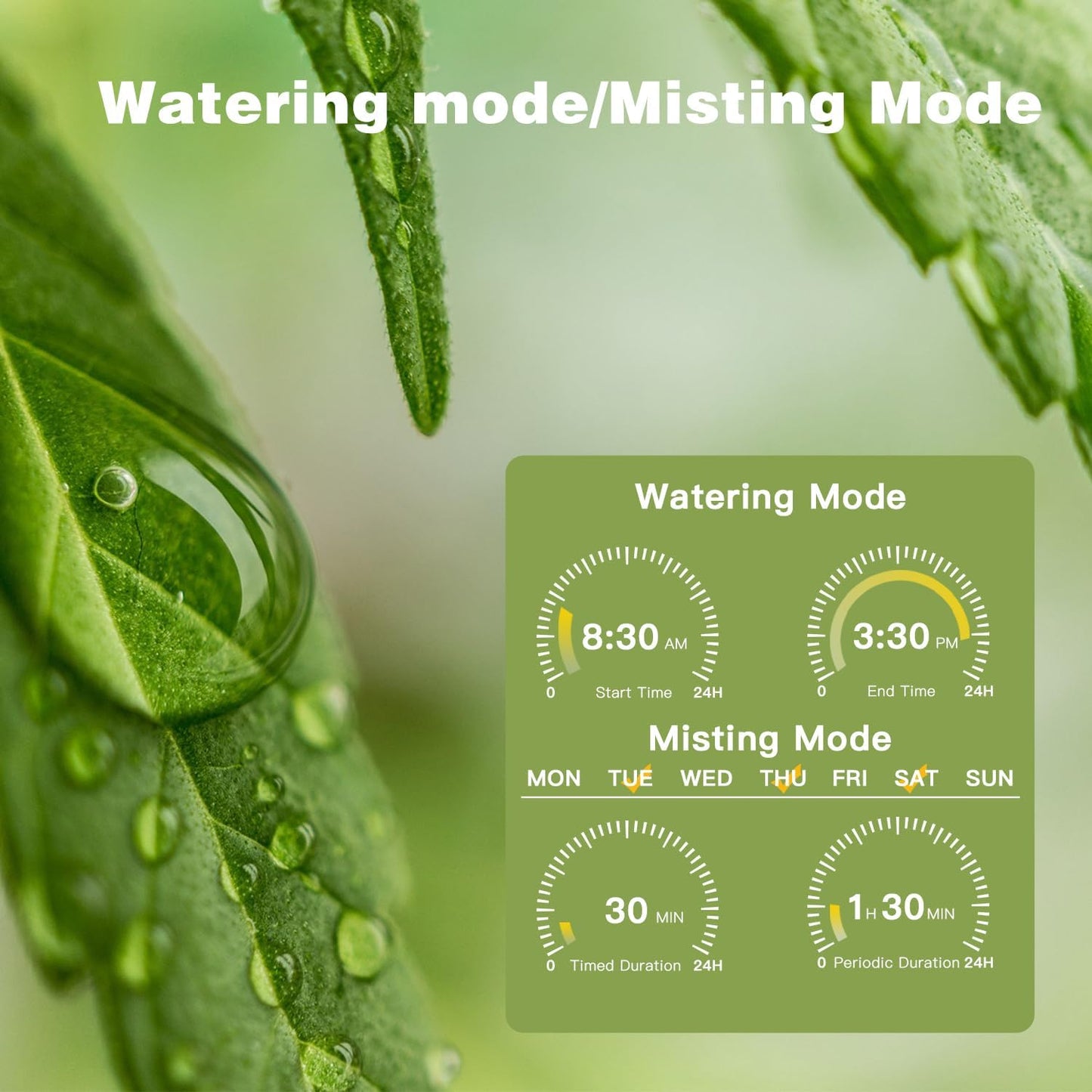 Smart Water Timer for Garden Hose, Sprinkler Timer for Watering,Requires Zigbee 3.0 Hub,Support Home Assistant Zigbee2mqtt,Automatic Irrigation Controller System for Lawns and Yard.