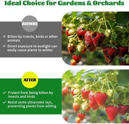 Garden Netting for Raised Beds, Fine Mesh Bird Netting Pest Barrier