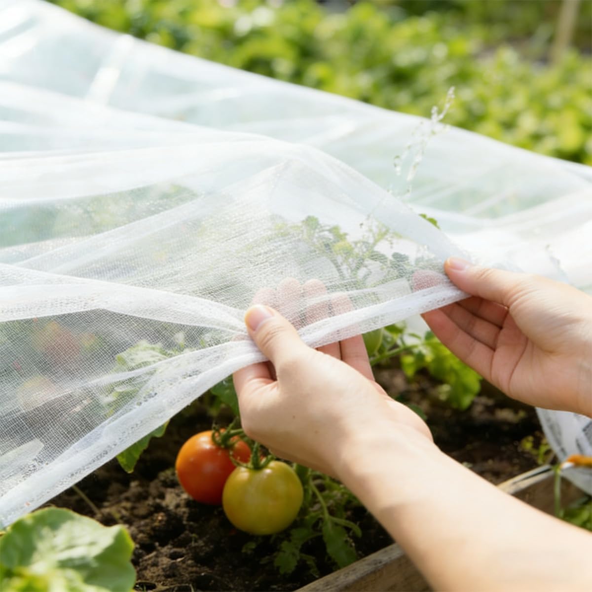 Garden Netting for Raised Beds, Fine Mesh Bird Netting Pest Barrier
