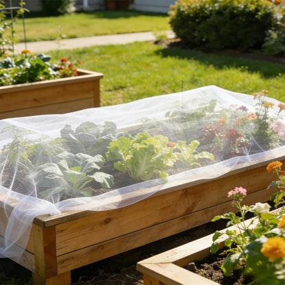 Garden Netting for Raised Beds, Fine Mesh Bird Netting Pest Barrier