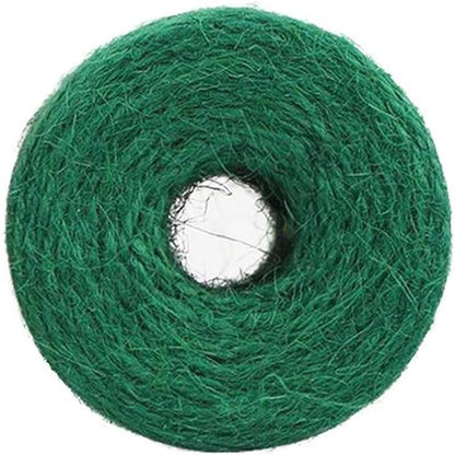 Garden Twine, 656 Feet 2mm Green Plant Ties, Strong Jute Twine String for Climbing Plants, Tomatoes, Floristry, Crafts