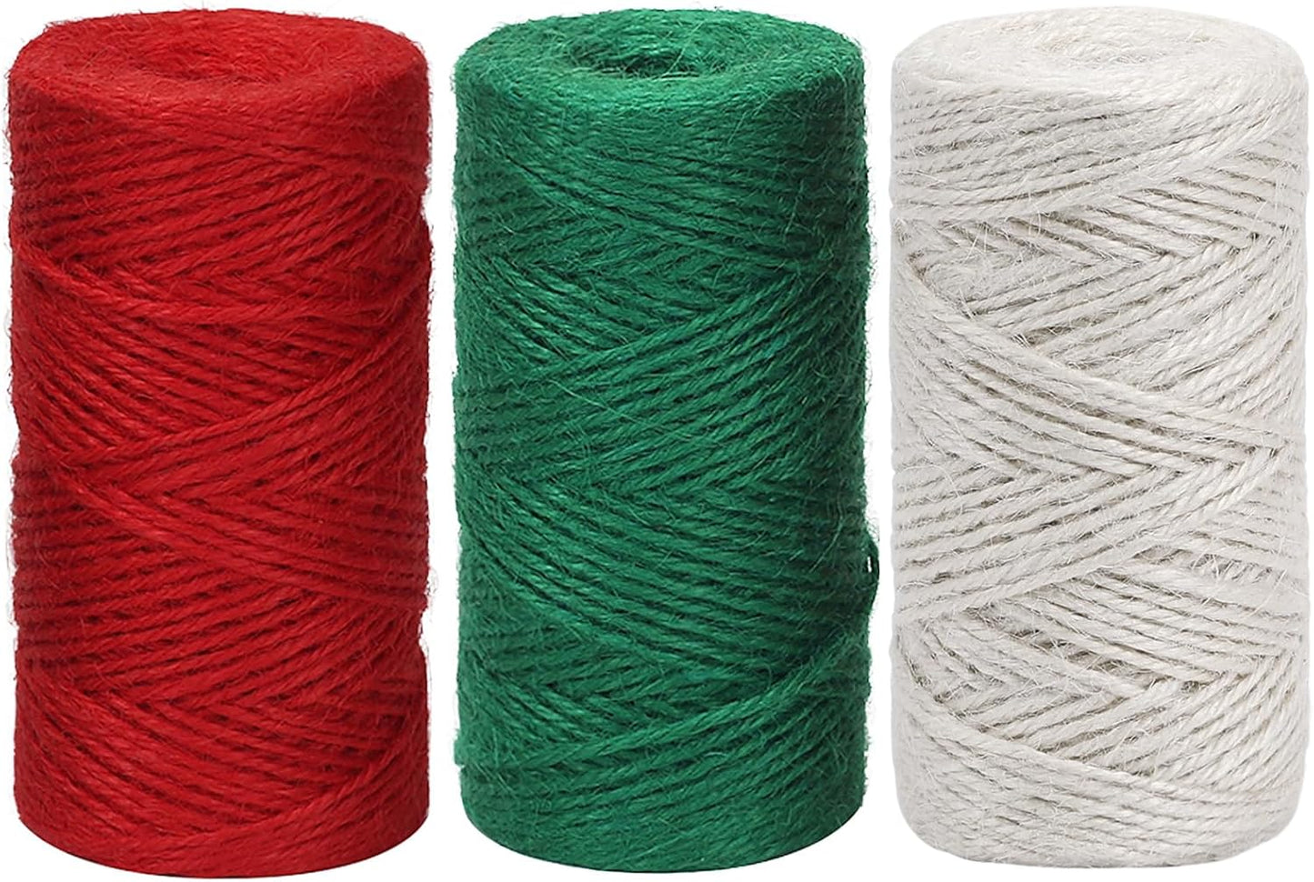 Garden Twine, 656 Feet 2mm Green Plant Ties, Strong Jute Twine String for Climbing Plants, Tomatoes, Floristry, Crafts