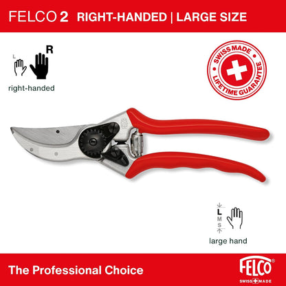 F31 Pruning Shears – 8.3" Garden Clippers with Anvil Blade for Dry & Hard Wood | Hand Pruner for Gardening | Garden Tool Cutter with Aluminum Handle, Alloy Steel Blade, High-Torque Cutting Power
